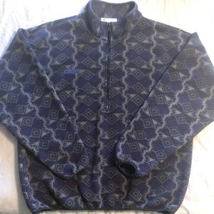 Men's Vintage Half-Zip Columbia Fleece